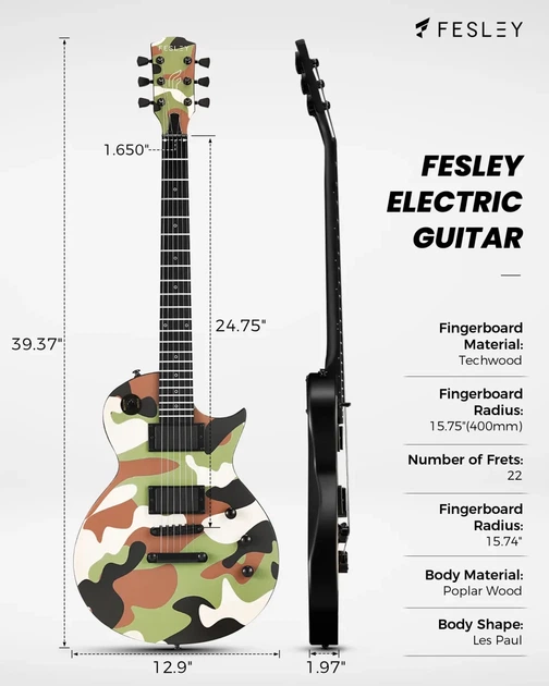 Электрогитара Fesley FLP400 (комплект) - изображение 2