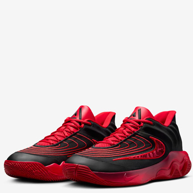 Чоловічі кросівки для баскетболу Nike Giannis Immortality 4 FQ3680-004 45.5 (11.5US) Чорні з червоним (197859233137) - зображення 2