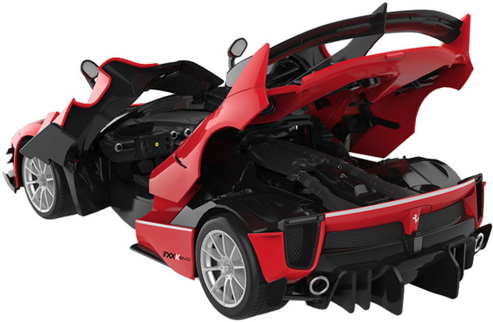 Klocki Konstrukcyjne Rastar Ferrari FXXK EVO 1:18 88 elementów Czerwony 20577 (5905991028635) - obraz 4
