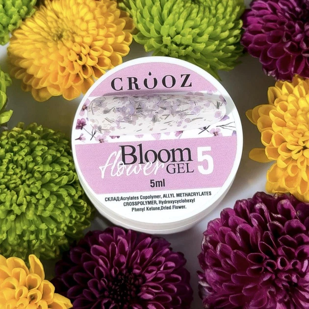Гель для дизайну нігтів Crooz Bloom Flower Gel №05 5 мл - зображення 2
