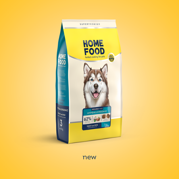 сухий корм для дорослих собак великих порід Форель та рис Hypoallergenic, 3 кг (1028303) - изображение 2