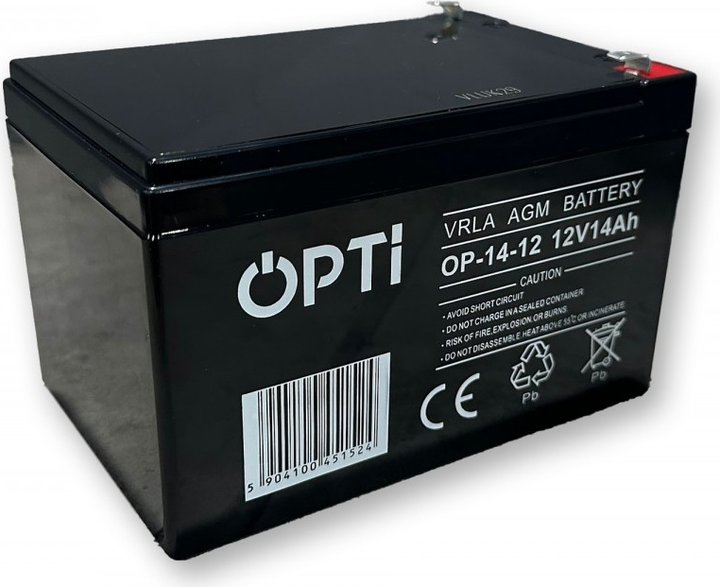 Акумуляторна батарея Volt Polska AGM OPTI 12V 14 Ah (6AKUV014AG) - зображення 3