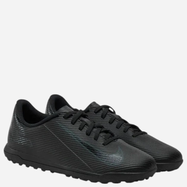 Buty piłkarskie turfy młodzieżowe chłopięce Nike Jr Vapor 16 Club Tf FQ8287-002 36.5 (4.5Y US) Czarne (197597326917) - obraz 2