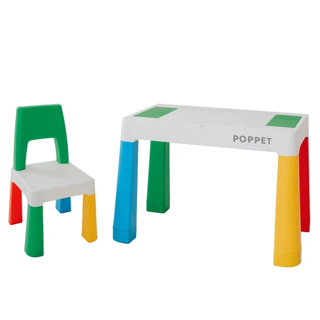 Дитячий столик зі стільцем POPPET Колор Грін 5 в 1 (PP-002G) - Фото 2 Дитячий столик зі стільцем POPPET Колор Грін 5 в 1 (PP-002G) - зображення 2