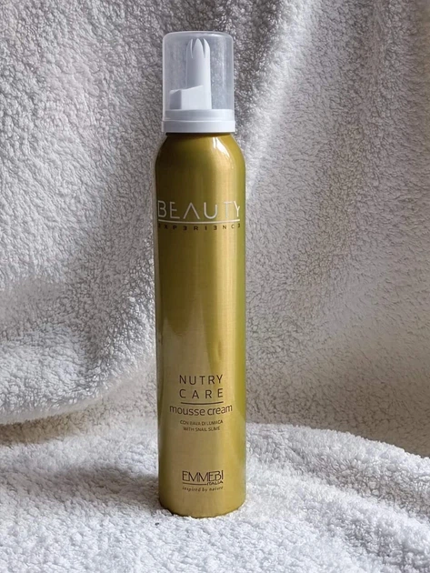 Крем-мусс Восстанавливающий для волос Beauty Experience Nutry Care Mousse CreamEmmebi Италия 200 мл - Фото 2 Крем-мусс Восстанавливающий для волос Beauty Experience Nutry Care Mousse CreamEmmebi Италия 200 мл - изображение 2