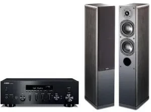 Yamaha R-N600A (Черный) + Indiana Line Nota 550 X (черный дуб) - Фото 1 Yamaha R-N600A (Черный) + Indiana Line Nota 550 X (черный дуб) - изображение 1
