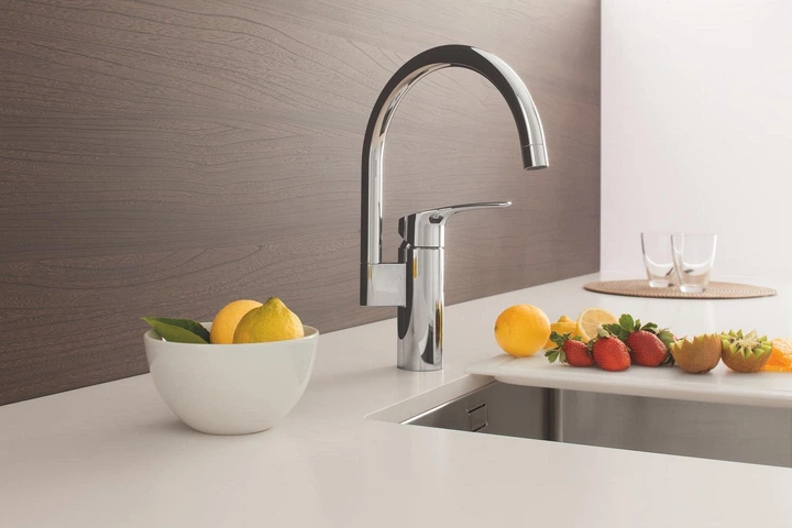 Набір змішувачів для ванни та кухні Grohe Eurosmart Tempesta 110 Cube (UA123248M3) - изображение 12