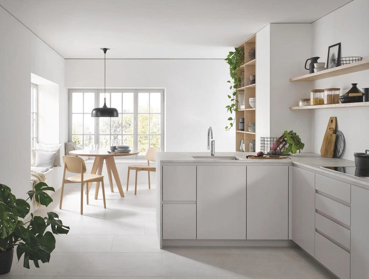 Набір змішувачів для ванни та кухні Grohe Eurosmart Tempesta 110 Cube (UA123248M3) - изображение 13