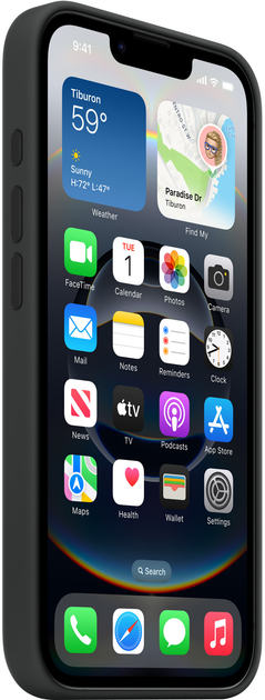 Panel Apple Silicone do Apple iPhone 16e Black (MD3N4) - obraz 3