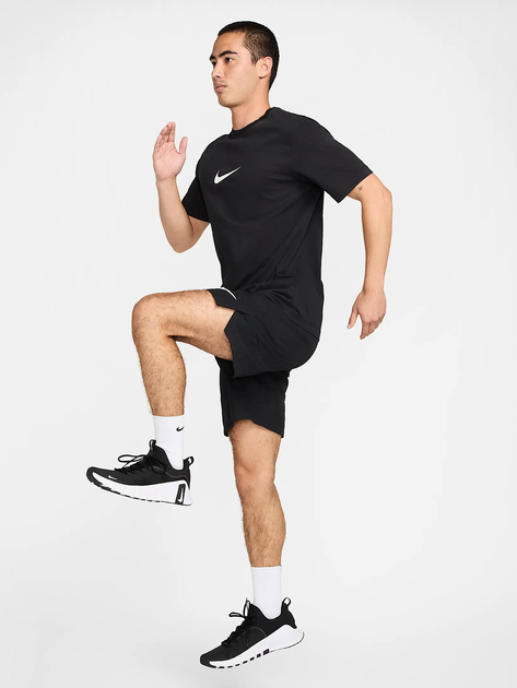 Спортивна футболка довга чоловіча Nike M Nk Df Tee Verbiage HJ3613-010 2XL Чорна (197859530748) - зображення 3