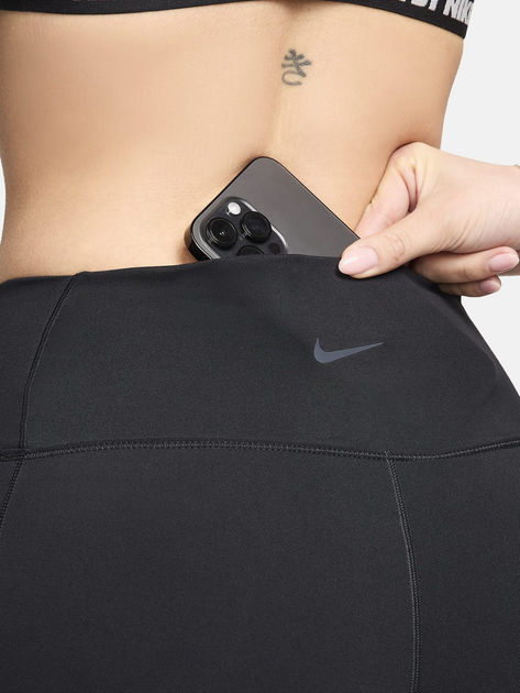 Спортивні шорти жіночі Nike W Nk Df One Hr 8In Pkt Short FZ6758-010 M Чорні (197594441910) - зображення 7