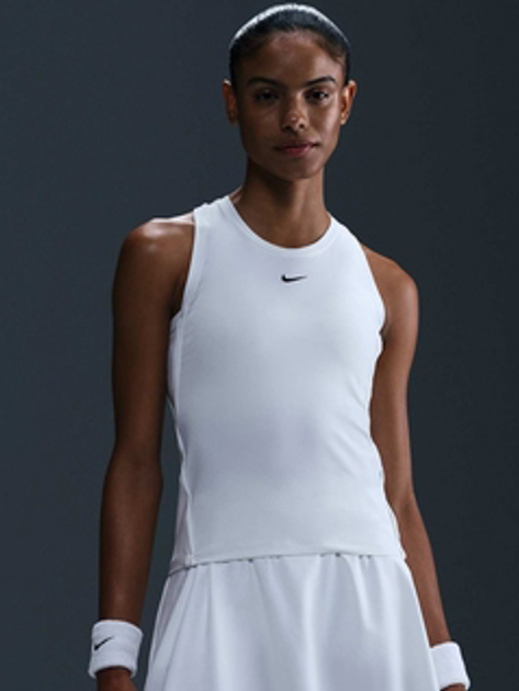Майка спортивна жіноча Nike W Nk Df Vctry Tank FD5584-100 XS Біла (197860095762) - зображення 1