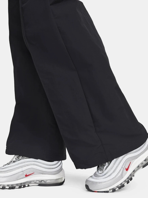 Spodnie dresowe damskie szerokie Nike W Nsw Trend Wvn Mr Pant FQ3588-010 L Czarne (196974881766) - obraz 4