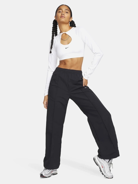 Спортивні штани жіночі Nike W Nsw Trend Wvn Mr Pant FQ3588-010 XL Чорні (196974878285) - зображення 3