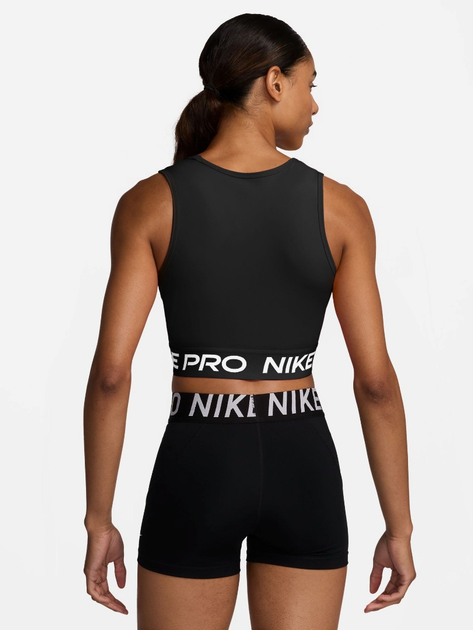 Top sportowy damski Nike Pro Df 365 Crop Tank FZ3615-010 L Czarny (197596136159) - obraz 2