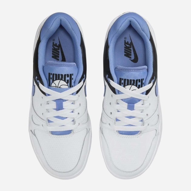 Sneakersy młodzieżowe chłopięce Nike Full Force Lo (Gs) FV5929-102 35.5 (3.5Y) Białe (197597257686) - obraz 4