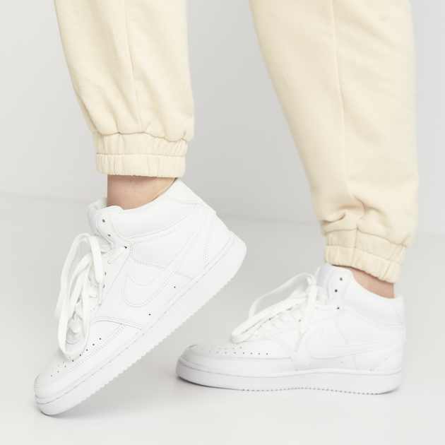 Жіночі кеди високі Nike Wmns Court Vision Mid CD5436-100 42 (10US) Білі (193151673572) - зображення 2