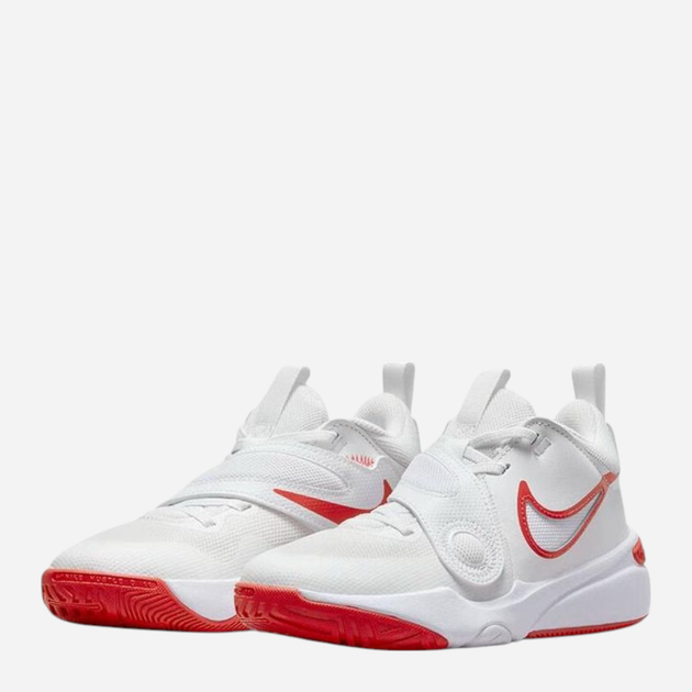 Підліткові кросівки для хлопчика Nike Team Hustle D 11 (Gs) DV8996-102 39 (6.5Y) Білі (196608409649) - зображення 2