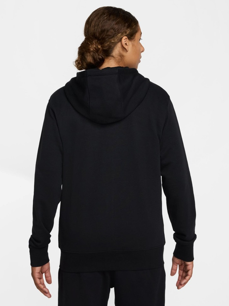Толстовка на блискавці чоловіча Nike M Nk Club Ft Fz Hoodie FN3884-010 S Чорна (197593339324) - зображення 2