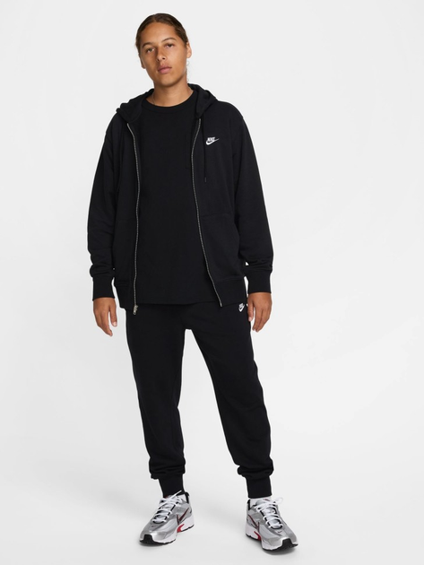 Толстовка на блискавці чоловіча Nike M Nk Club Ft Fz Hoodie FN3884-010 S Чорна (197593339324) - зображення 3