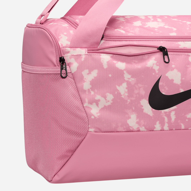 Спортивна сумка жіноча Nike Nk Brsla Xs Duff- 9.5 Aop Sp25 HJ8258-699 Рожева (197602784916) - зображення 6