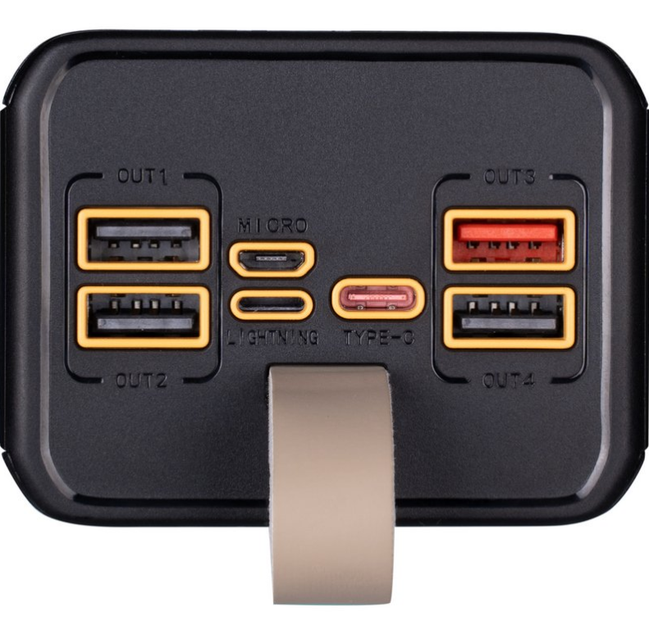 Дополнительная батарея Gelius Wide GP-PB308 40000mAh (QC+PD 22.5W/Led) Black - изображение 7