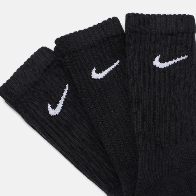 Набір чоловічих шкарпеток 3 пари Nike U Nk V Cush Crew 3P Value 108 SX4508-001 42-46 (L) Чорний (685068091407) - зображення 3