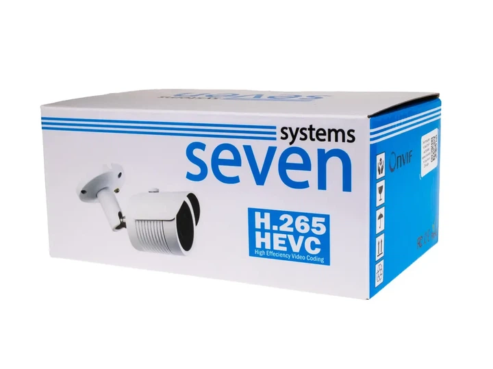 IP-відеокамера 8 Мп SEVEN IP-7228PA-DL white 2,8 мм з розумним подвійним підсвічуванням - изображение 7