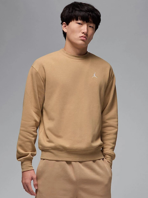 Світшот на флісі чоловічий Nike M J Brkln Flc Crew FV7293-257 XXL Бежевий (197602760798) - зображення 1