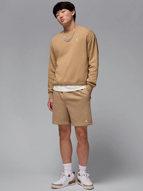 Світшот на флісі чоловічий Nike M J Brkln Flc Crew FV7293-257 XXL Бежевий (197602760798) - зображення 3