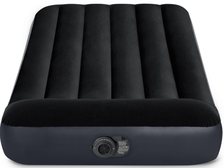 Надувной матрас с подголовником и электронасосом Intex 191x99x25 см Pillow Rest Classic Bed (IND-64146) - Фото 2 Надувной матрас с подголовником и электронасосом Intex 191x99x25 см Pillow Rest Classic Bed (IND-64146) - изображение 2