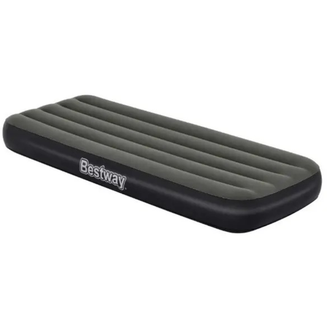 Надувний матрац Bestway 6713K Flocked Air Bed Single 185x76x25 см (IND-6713K) - Фото 2 Надувний матрац Bestway 6713K Flocked Air Bed Single 185x76x25 см (IND-6713K) - изображение 2