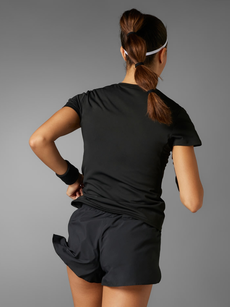 Спортивная футболка для бега женская Adidas Adizero Essentials Running IN1172 XS Черная (4067887542708) 