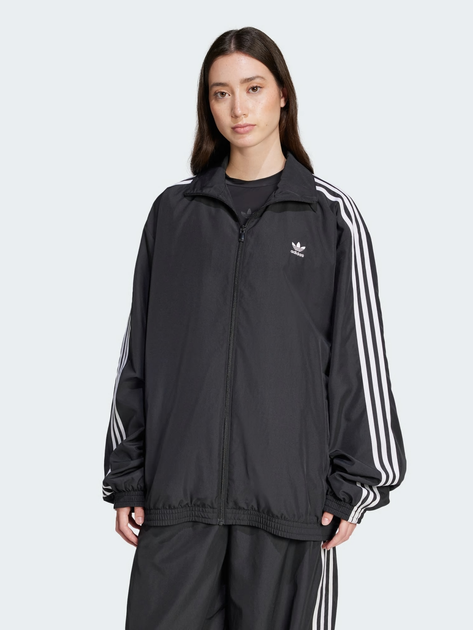 Спортивна вітровка жіноча Adidas Originals Adilenium Season 3 Oversized JD3392 XS Чорна (4067902882987) - зображення 1