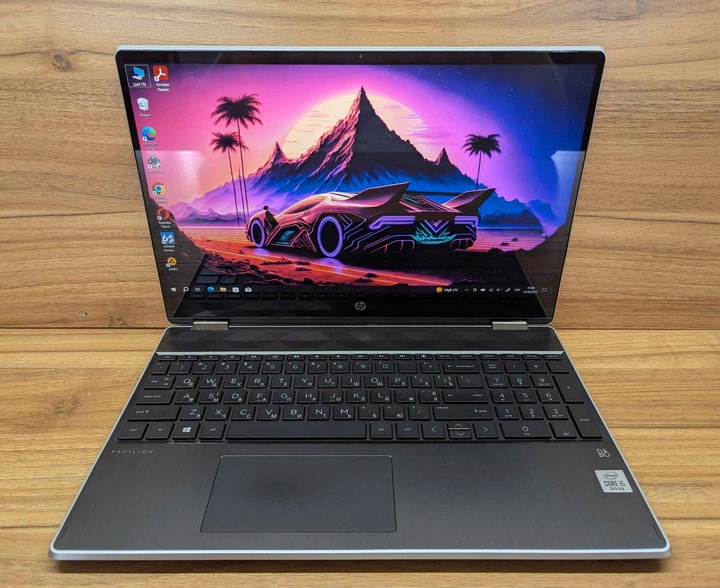 Ноутбук-трансформер HP Pavilion x360 15-dg1052nr / 15.6" (1920x1080) IPS Touch / Intel Core i5-10210U (4 (8) ядра по 1.6 - 4.2 GHz) / 16 GB DDR4 / 512 GB SSD / Intel UHD Graphics / WebCam / Windows 10 б/у - Фото 2 Ноутбук-трансформер HP Pavilion x360 15-dg1052nr / 15.6" (1920x1080) IPS Touch / Intel Core i5-10210U (4 (8) ядра по 1.6 - 4.2 GHz) / 16 GB DDR4 / 512 GB SSD / Intel UHD Graphics / WebCam / Windows 10 б/у - изображение 2