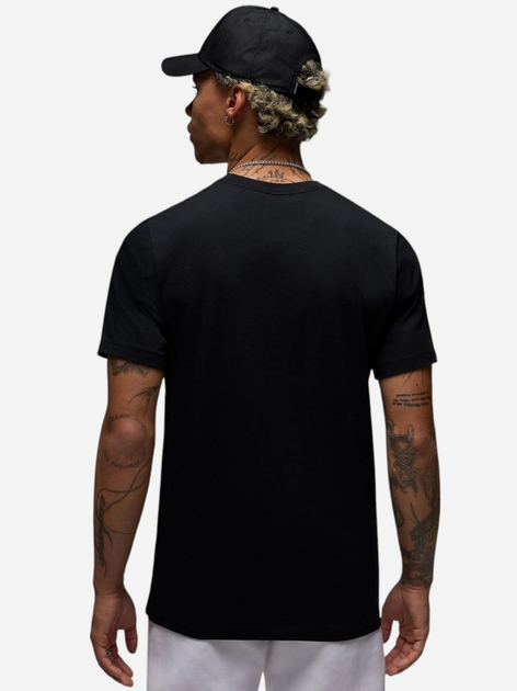 Футболка бавовняна довга чоловіча Nike M J City 88 SS Crew HQ0009-010 S Чорна (197859092062) - зображення 2