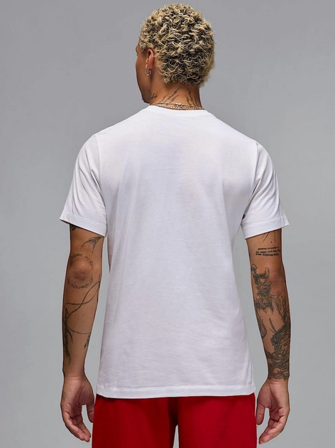 Футболка бавовняна довга чоловіча Nike M J City 88 SS Crew HQ0009-100 XL Біла (197602991888) - зображення 2