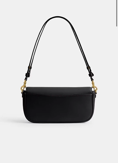 Женская сумка Coach Brook Flap Chain Bag CAN90 черная - изображение 3