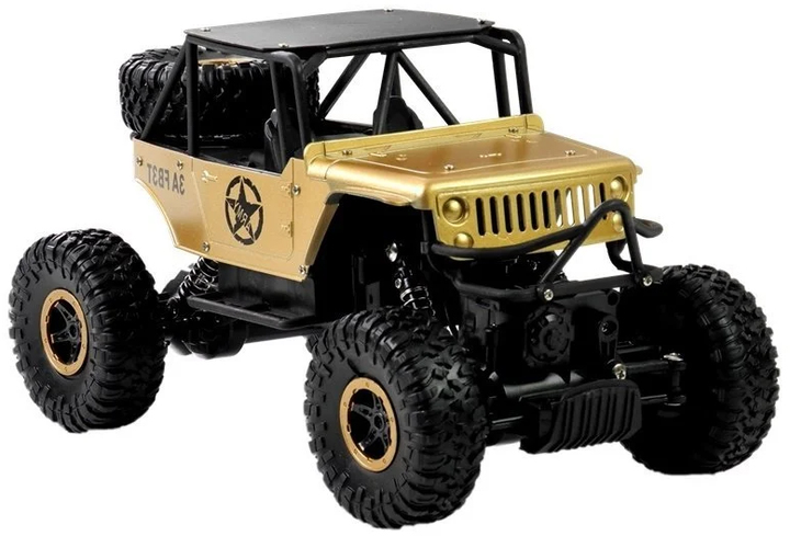Машинка на радіокеруванні Lean Toys Jeep 1:18 Жовта (4394) (5907625582346) - зображення 2