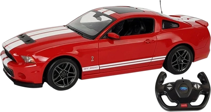 Auto zdalnie sterowane Rastar Ford Shelby 1:14 Czerwone (6013) (5904204751780) - obraz 3