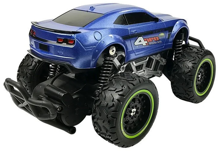 Машинка на радіокеруванні Lean Toys з високими колесами 6.5 км/год Синя (6660) (5904665996560) - зображення 4