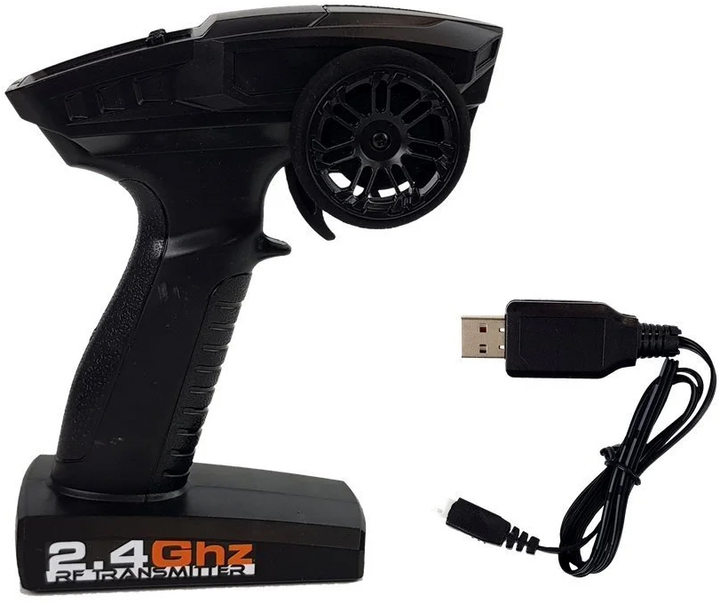 Auto terenowe zdalnie sterowane Lean Toys Off-road 1:10 40 km/h Czarne (8422) (5903802458114) - obraz 7