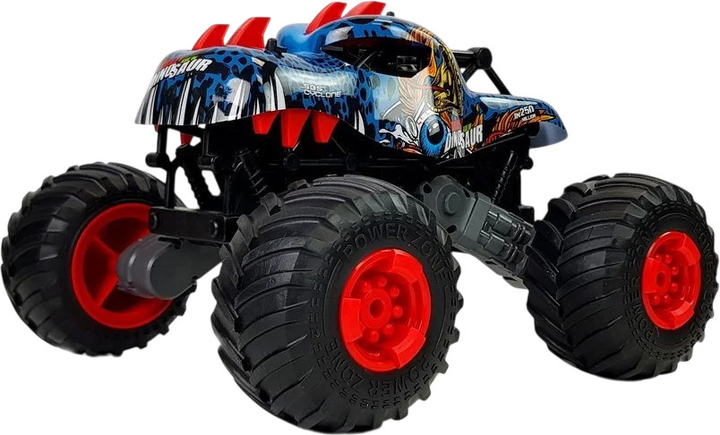 Auto terenowe zdalnie sterowane Lean Toys Dinozaur 2.4G 1:16 29x26x24 cm (9023) (5904204750103) - obraz 3