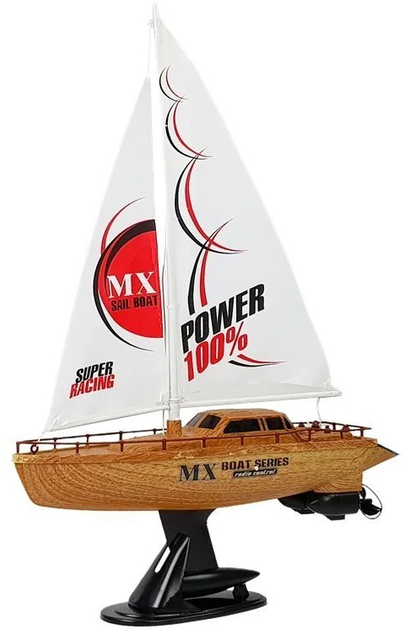 Łódź-żaglówka zdalnie sterowana Lean Toys 27 MHz 15 km/h (9103) (5904204751162) - obraz 3