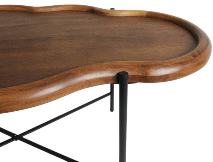 Набір журнальних столиків HOMLA LUCE 89x50x40 / 66x51x45 см Коричневі (5906496739651) - зображення 5