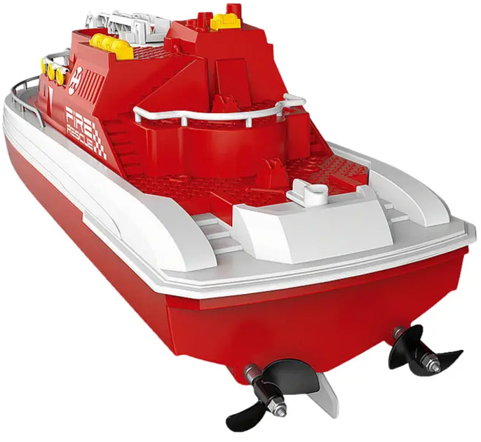 Łódź zdalnie sterowana Lean Toys HI60 1:28 Czerwona (13947) (5905991033912) - obraz 4