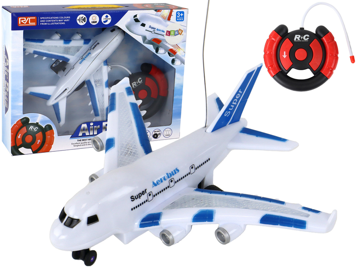Samolot zdalnie sterowany Lean Toys Biały (16643) (5905884452295) - obraz 2