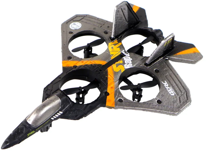 Samolot zdalnie sterowany Lean Toys STNRL Raptor Srebrny (16357) (5905679078907) - obraz 3