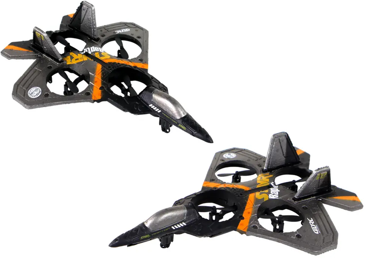 Samolot zdalnie sterowany Lean Toys STNRL Raptor Srebrny (16357) (5905679078907) - obraz 4