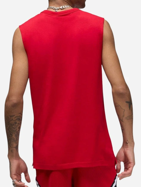 Майка чоловіча Nike M J Df Sprt Slvls Top FN5856-687 L Червона (196977912290) - зображення 2